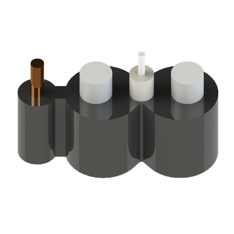 Easy-to-Strip Flat Light-duty Outdoor Optical Fiber Cross-sectional view